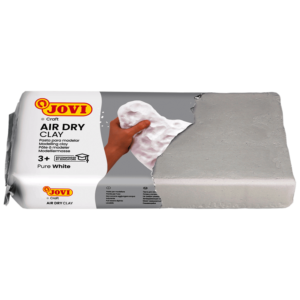 PASTA PARA MODELAR SECADO AL AIRE BLANCA 500G JOVI RF 85
