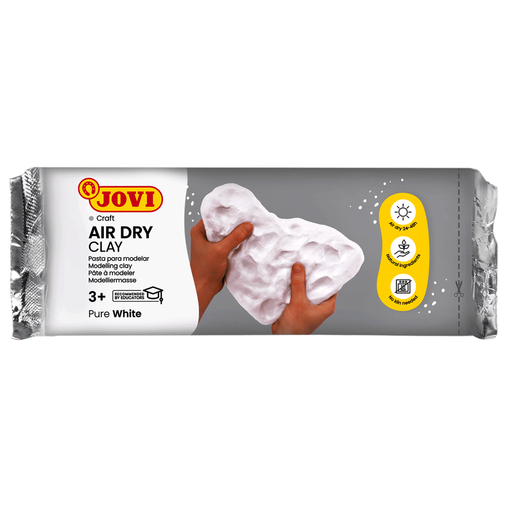 PASTA PARA MODELAR SECADO AL AIRE BLANCA 500G JOVI RF 85