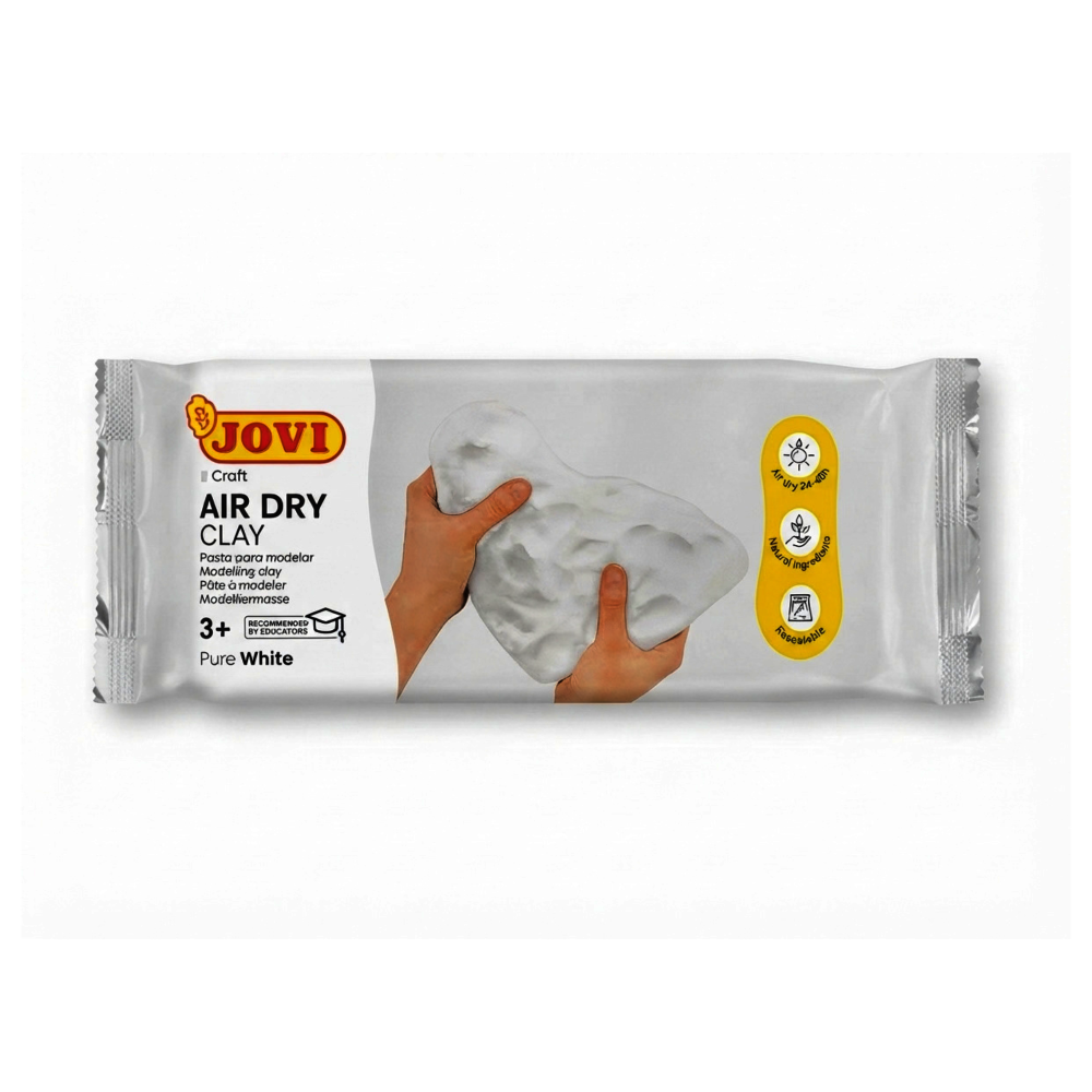 PASTA PARA MODELAR SECADO AL AIRE | BLANCA | 500G | JOVI | RF 85    