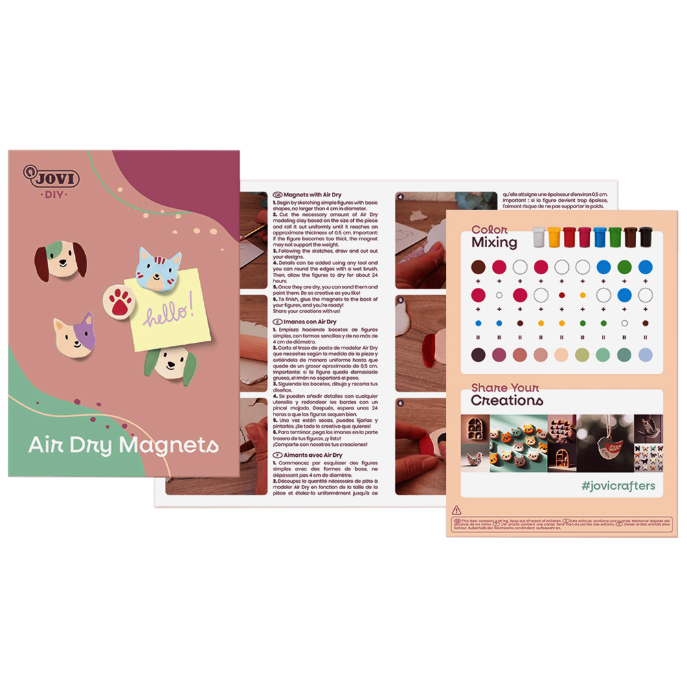 KIT MANUALIDADES IMANES CON PASTA MODELAR JOVI 2702