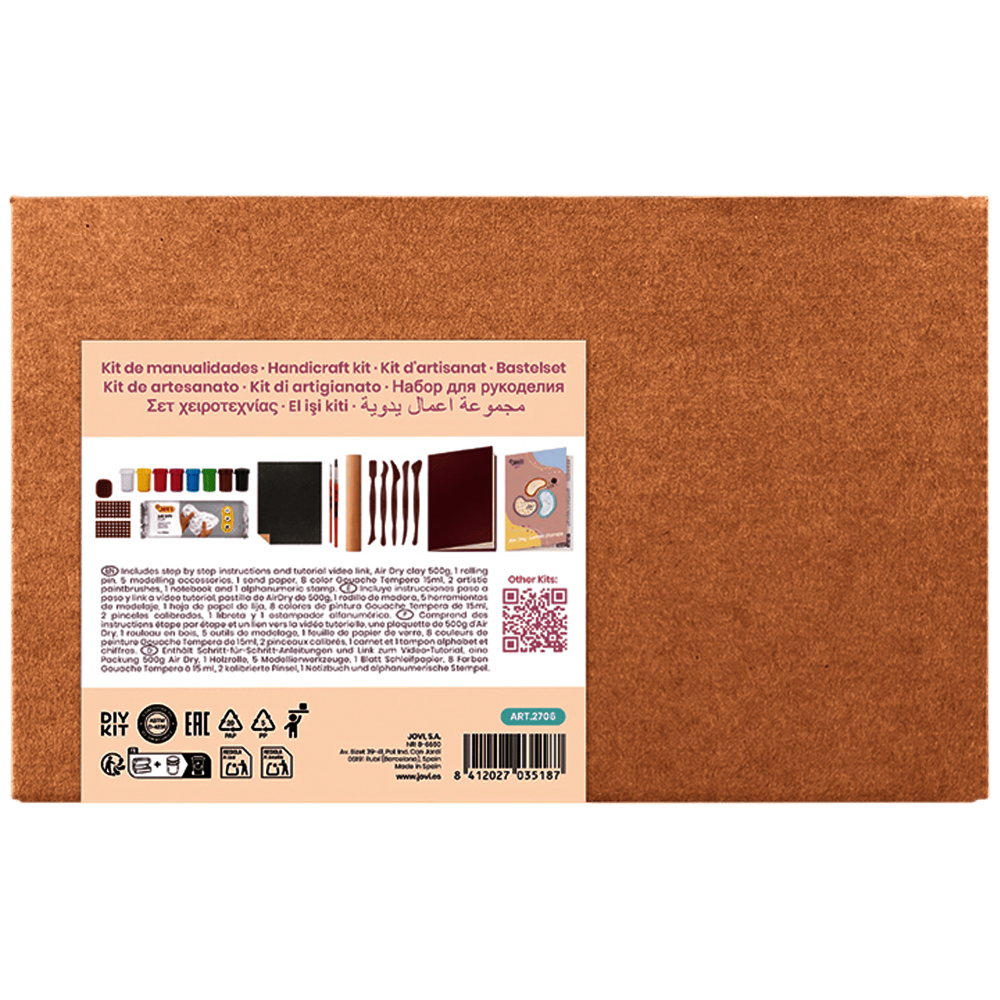 KIT MANUALIDADES ESTAMPADORES CON PASTA MODELAR JOVI 2706
