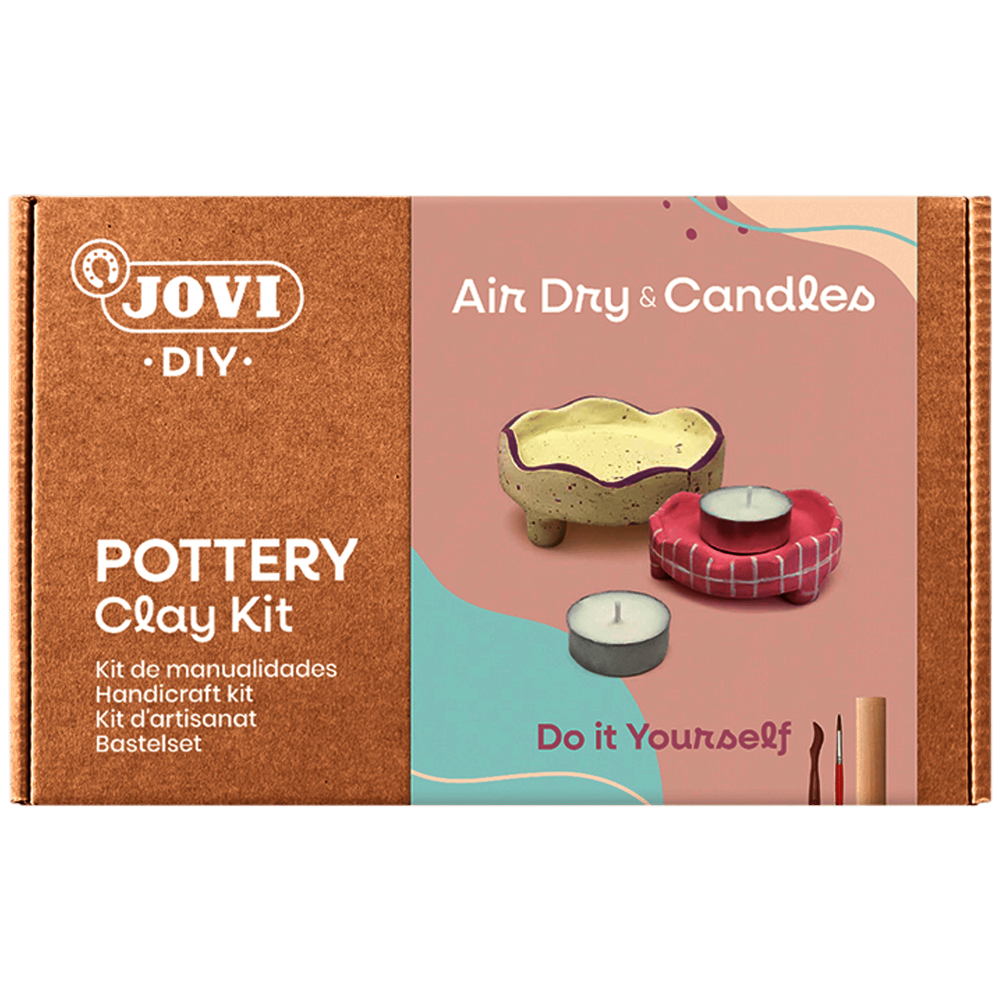 KIT MANUALIDADES VELAS CON PASTA MODELAR JOVI 2707