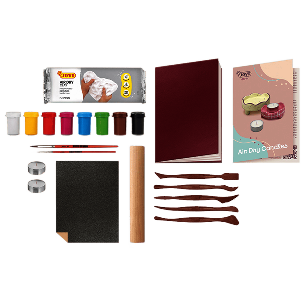KIT MANUALIDADES VELAS CON PASTA MODELAR JOVI 2707
