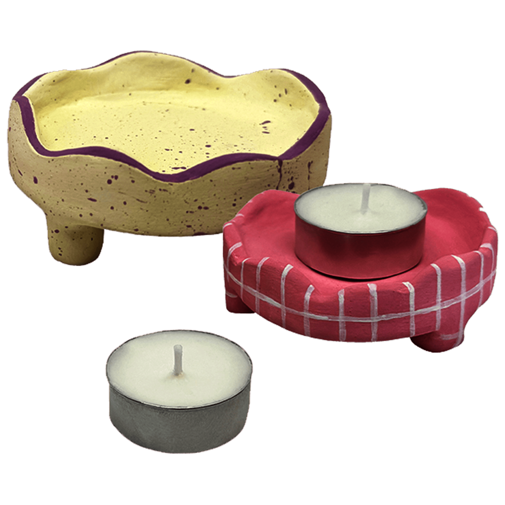 KIT MANUALIDADES VELAS CON PASTA MODELAR JOVI 2707