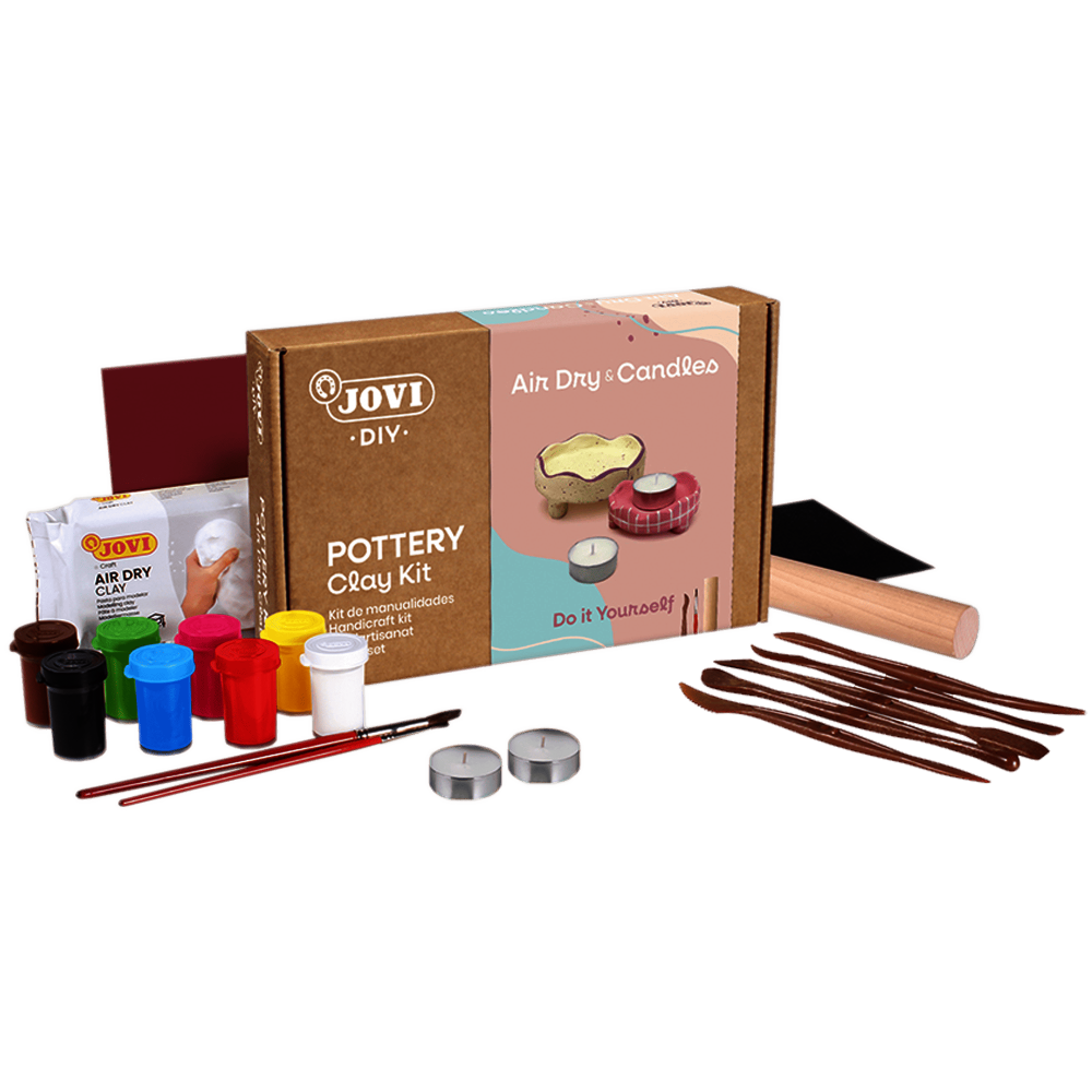 KIT MANUALIDADES VELAS CON PASTA MODELAR JOVI 2707