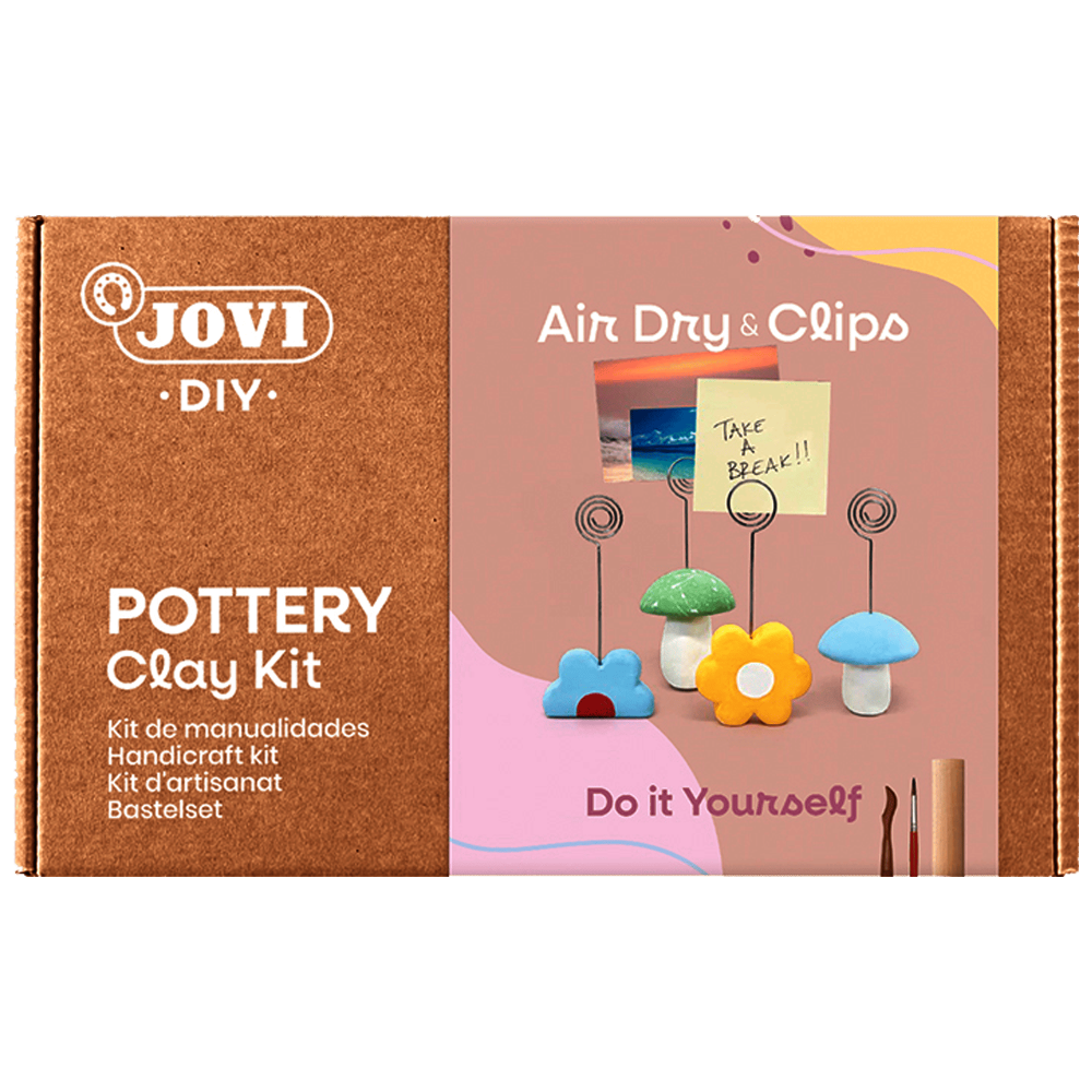 KIT MANUALIDADES CLIPS CON PASTA MODELAR JOVI 2708