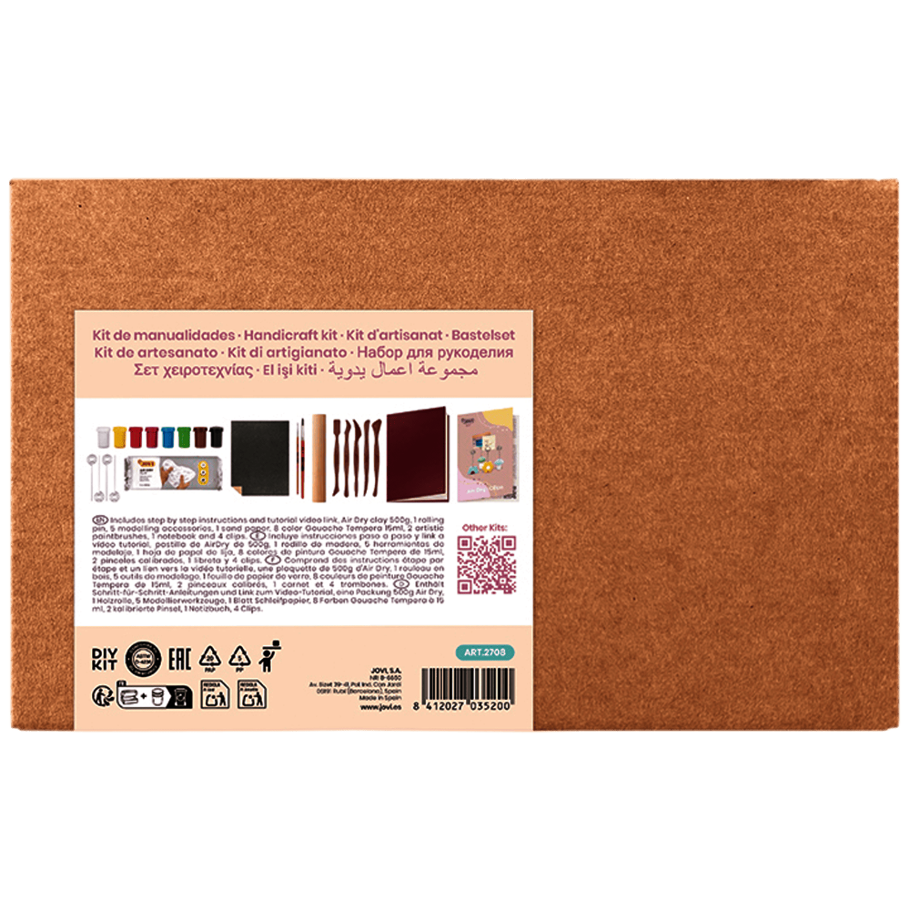 KIT MANUALIDADES CLIPS CON PASTA MODELAR JOVI 2708