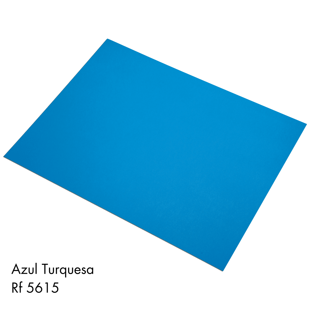 CARTULINA FABRIANO COLORE 50X65CM 185G 5615 AZUL TURQUESA
