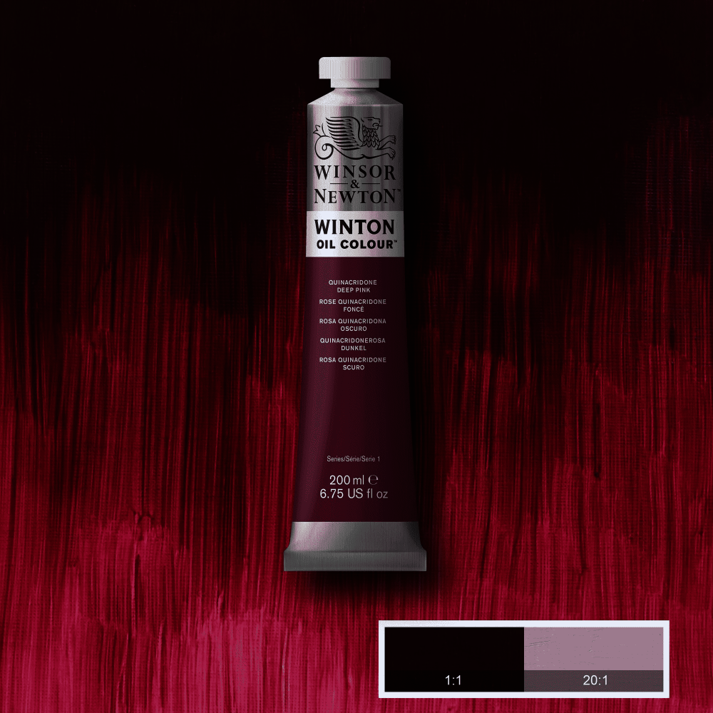 ÓLEO WINTON 250 ROSA QUINACRIDONE OSCUR 200ML