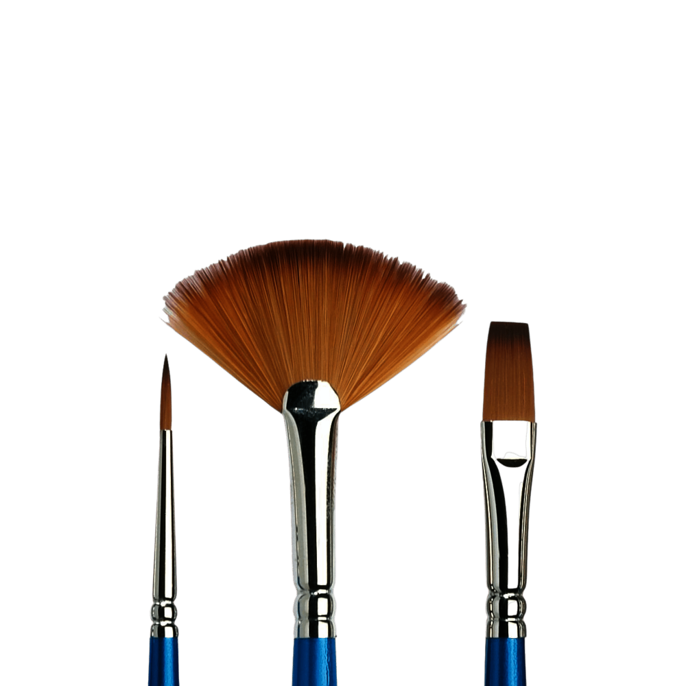 JUEGO PINCEL WINSOR COTMAN NYLON X3 CORTO ABANICO RF 5390608 