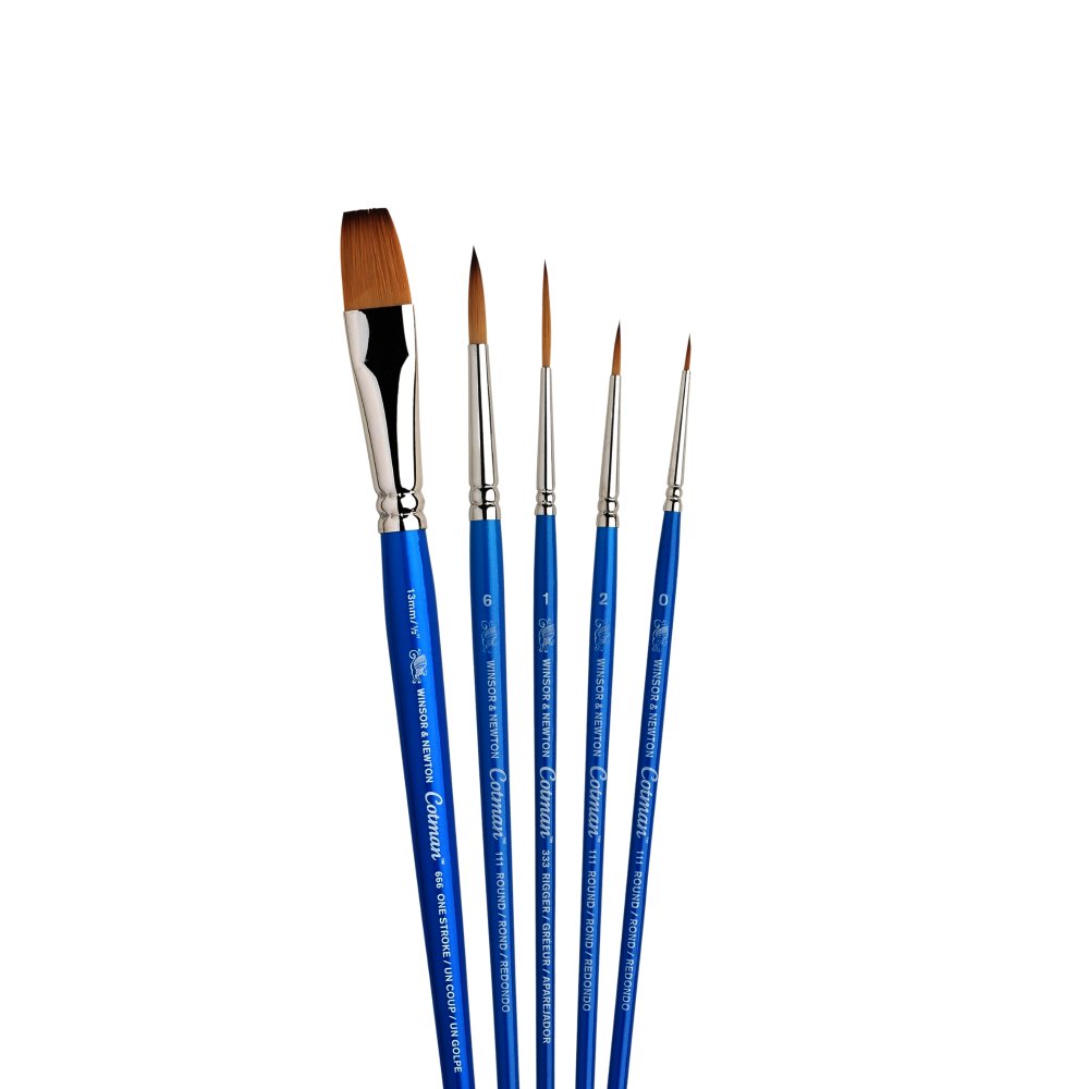 JUEGO PINCEL WINSOR COTMAN NYLON X5 CORTO MIXTO RF 5390609     
