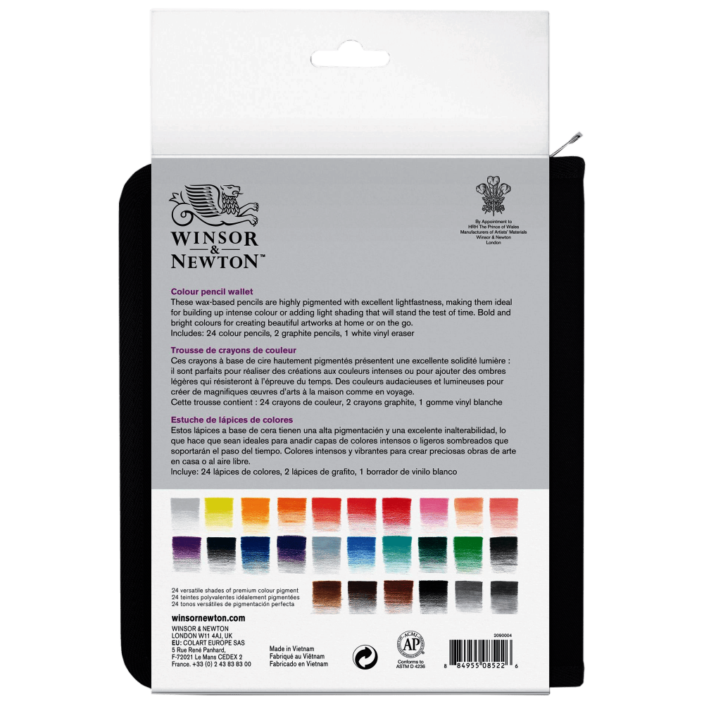 ESTUCHE LAPIZ WINSOR STUDIO COLORES 27 PCS