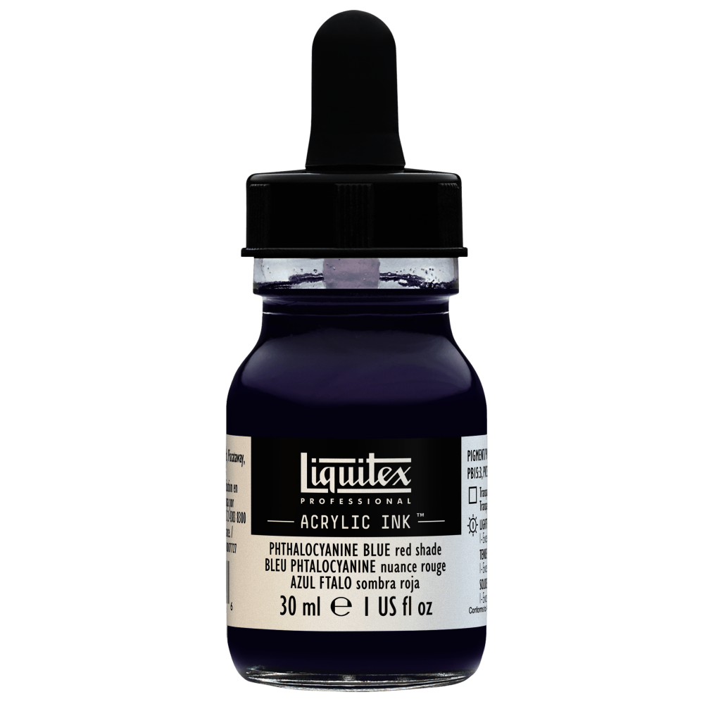 TINTA LIQUITEX ACRILICA | 30ML | RF 314 | AZUL FTALO (SOMBRA ROJA)   