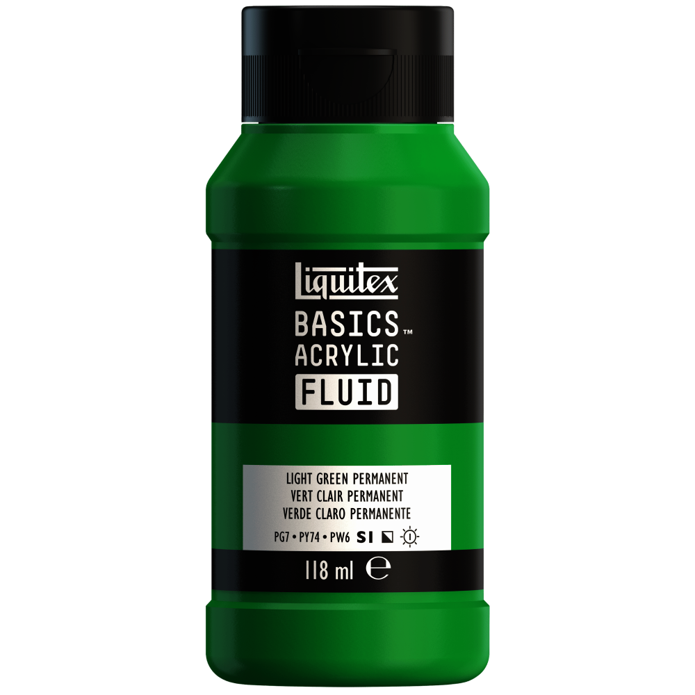 ACRILICO FLUIDO LIQUITEX | 118ML | RF 312 | VERDE CLARO PERMANENTE     