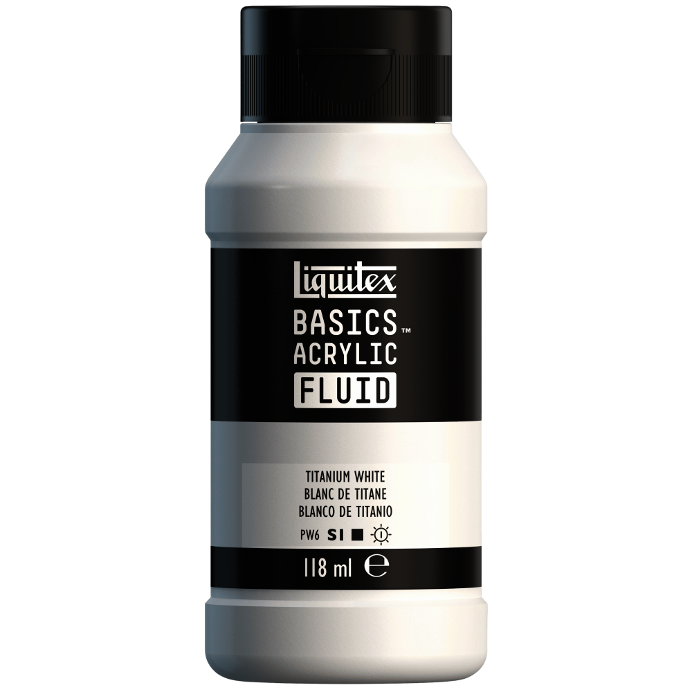 ACRILICO FLUIDO LIQUITEX | 118ML | RF 432 | BLANCO DE TITANIO          