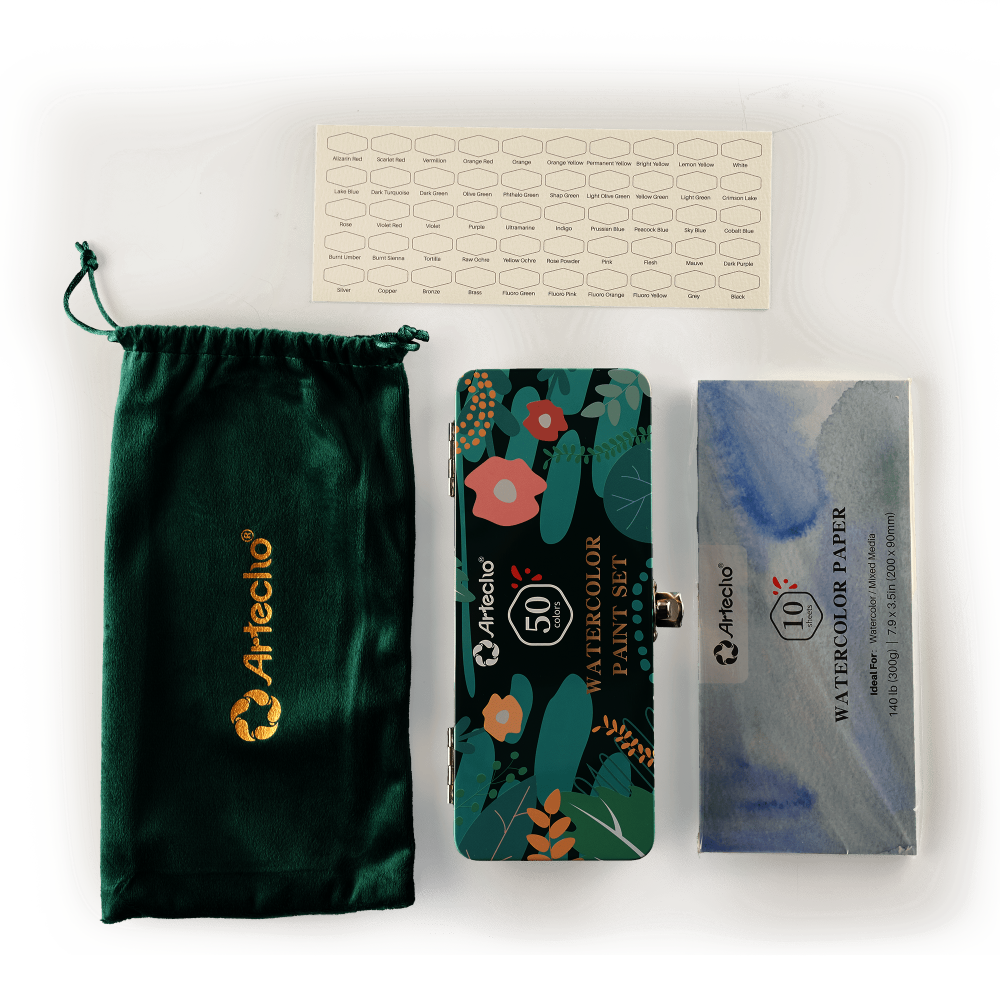 ESTUCHE DE ACUARELA EN PASTA ARTMATE PASTELES RF ATO-WP5007A
