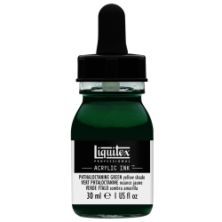 TINTA LIQUITEX ACRILICA 30ML RF 319 VERDE PHTALO (SOMBRA AMARILLA)