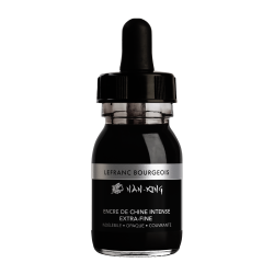 TINTA CHINA NAN-KING | CALIGRAFIA | 30ML | LEFRANC | NEGRO     