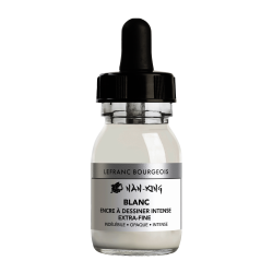 TINTA CHINA NAN-KING | CALIGRAFIA | 30ML | LEFRANC | BLANCO    