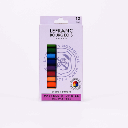 ESTUCHE TIZA OLEO PASTEL GRASO X12 LEFRANC RF 063099
