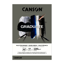 BITACORA CANSON GRADUATE | A4 | 220G | 30H | DIBUJO GRIS | C400110371