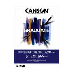 BITACORA CANSON GRADUATE | A4 | 200G | 20H | MIXMEDIA | C400110377    