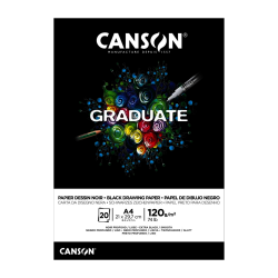 BITACORA CANSON GRADUATE | A4 | 120G | 20H | NEGRA | C400110386     
