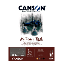 BITACORA CANSON MI-TEINTES 24X32CM 350G 12H PASTEL C200005424