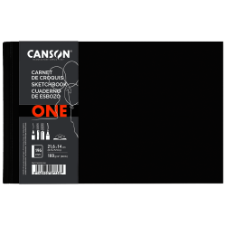 CUADERNO CANSON ONE 21.6X14CM 100GR ESBOZO HORIZ C31200L025