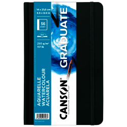 CUADERNO CANSON GRADUATE 14X21.6CM ACUARELA C31200L027