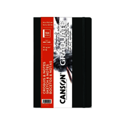 CUADERNO CANSON GRIS OSCU 14X21.6CM BOCETOS TAPA BLANDA