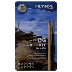 CAJA LAPIZ LYRA GRADUATE ACUARE X12 L2881120