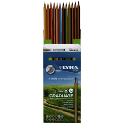 CAJA LAPIZ LYRA GRADUATE X12 COLORES L2871121