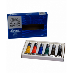 ESTUCHE ACUARELA EN TUBO COTMAN 8ML X 6 COLORES