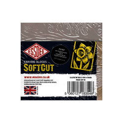 LAMINA LINOLEO GRABADO ESSDEE 10.5X10cm 3mm RF 3.0/SC1B     