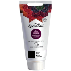 TINTA SPEEDBALL P/GRABADO TEXTIL NEGRO 75 ML 