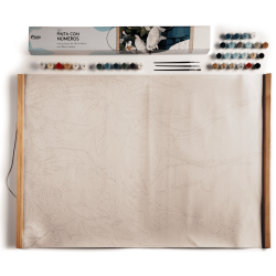 KIT PINTA POR NUMEROS 60X85CM W3074 GARZAS   