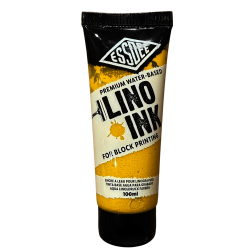 TINTA LINOLEO BASE AGUA 100ml ESSDEE AMARILLO