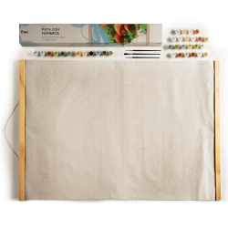KIT PINTA POR NUMEROS 60X85CM W7438 HONGOS   