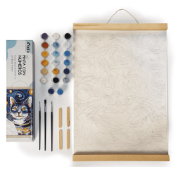 KIT PINTA POR NUMEROS 30X40CM W5040 GATO     
