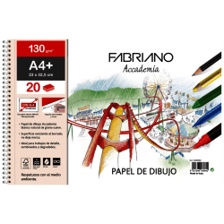 BITACORA FABRIANO ACCADEMIA DIBUJO 23X32.5CM 130G 20H 76233350 