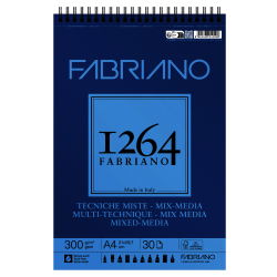 BITACORA FABRIANO 1264 TECNICAS MIXTAS A4 30H 300G 19100643