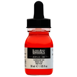 TINTA LIQUITEX ACRILICA 30ML RF 983 ROJO FLUORECENTE           