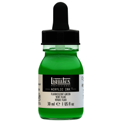 TINTA LIQUITEX ACRILICA 30ML RF 985 VERDE FLUORECENTE          