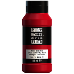 ACRILICO FLUIDO LIQUITEX | 118ML | RF 311 | TONO ROJO DE CADMIO OSCURO 