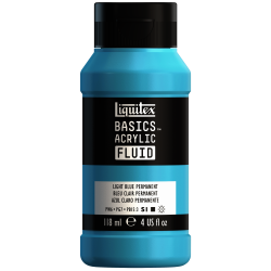 ACRILICO FLUIDO LIQUITEX | 118ML | RF 770 | AZUL CLARO PERMANENTE      