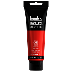 ACRILICO LIQUITEX BASICS | 118 ML |RF 345 | ROJO METALICO                           