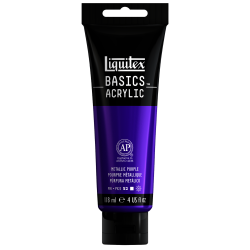 ACRILICO LIQUITEX BASICS | 118 ML | RF 340 | PURPURA METALICO                        